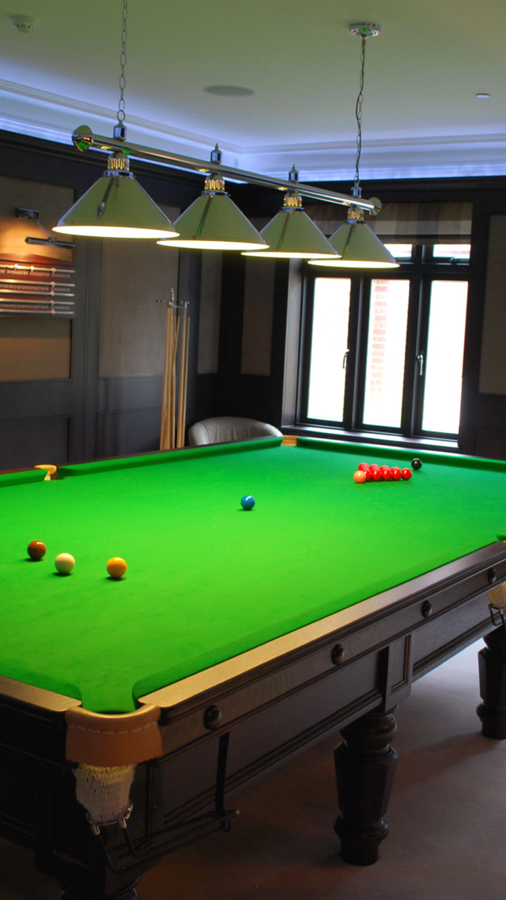 Table, Kii, Pool, Snookerroom, Interior, Lamp, Balls, - Snooker - HD Wallpaper 