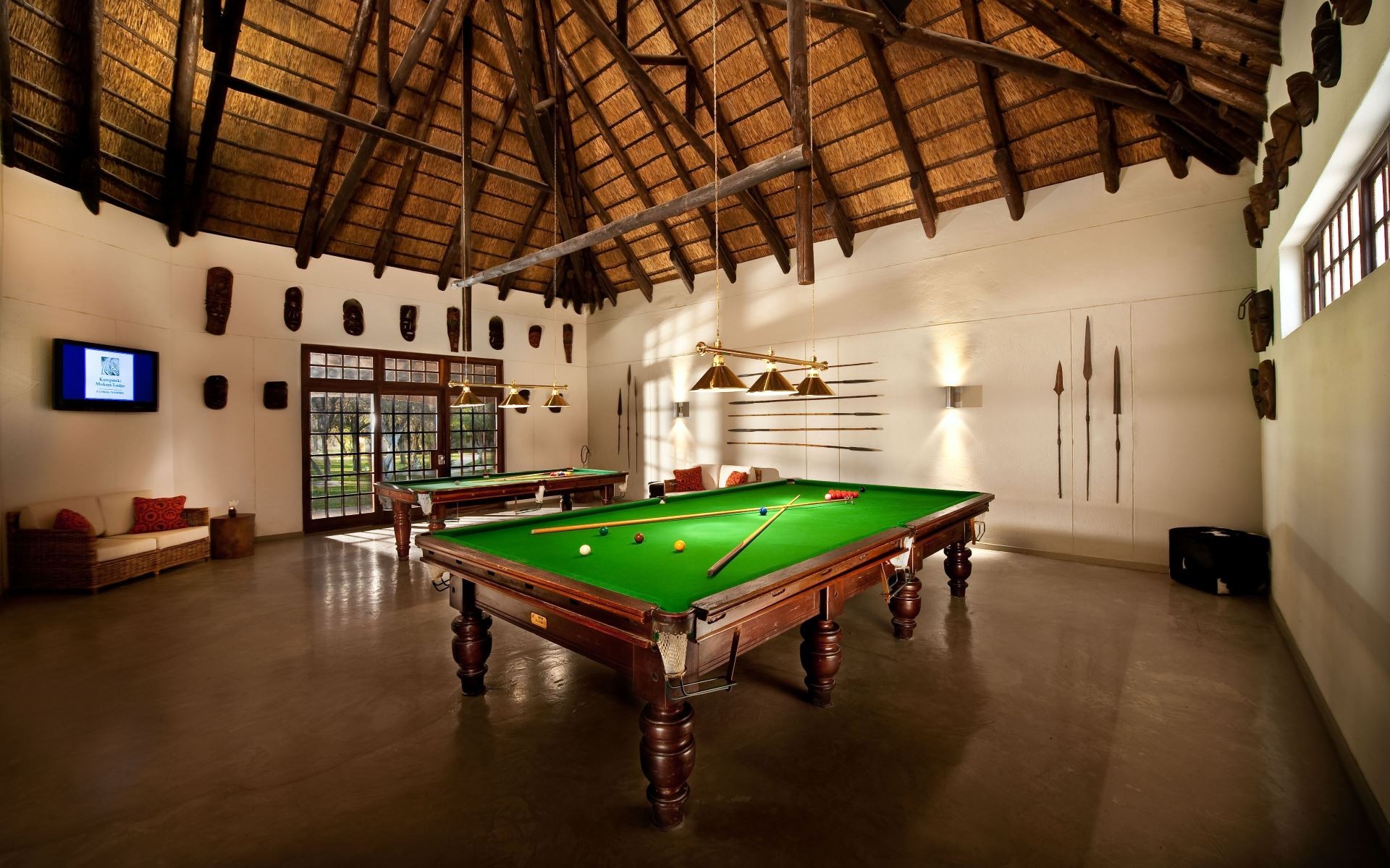 Billiard Room Interior Design - HD Wallpaper 