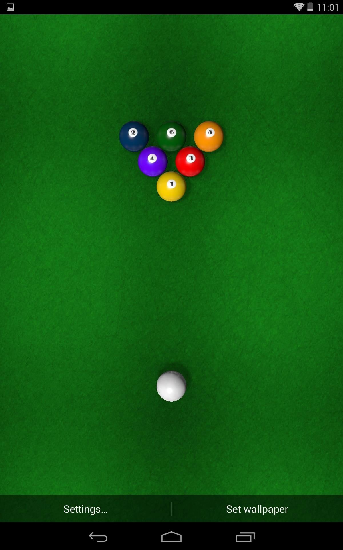 How To Play A Game Of Pool Directly On Your Android - Billiard Table - HD Wallpaper 