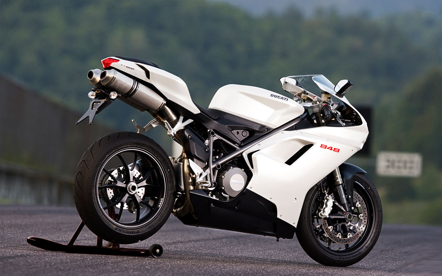 Ducati 848 Superbike 2008 Ducati Motors Motorcycle - HD Wallpaper 