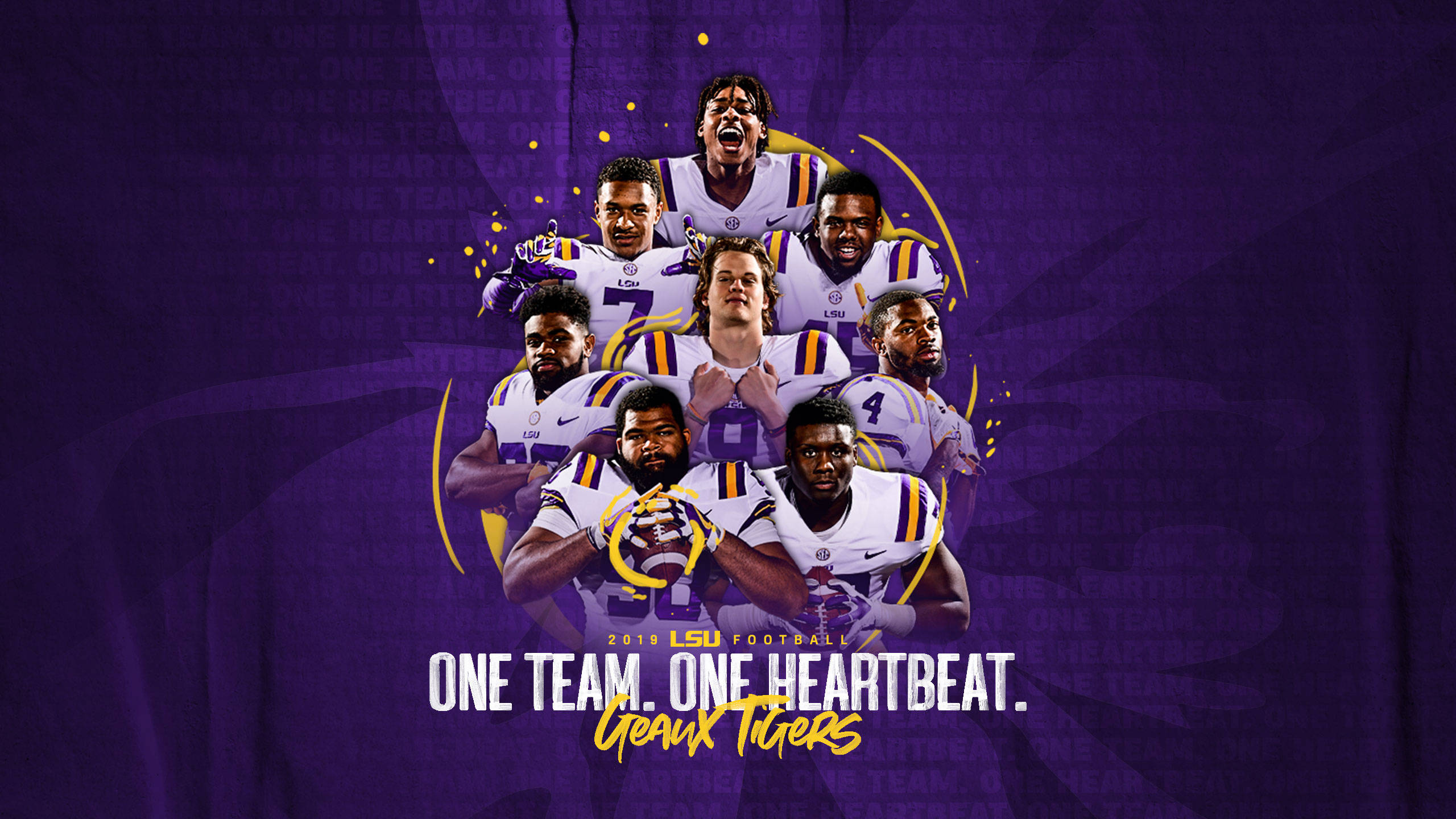 Lsu Football Team 2019 - HD Wallpaper 