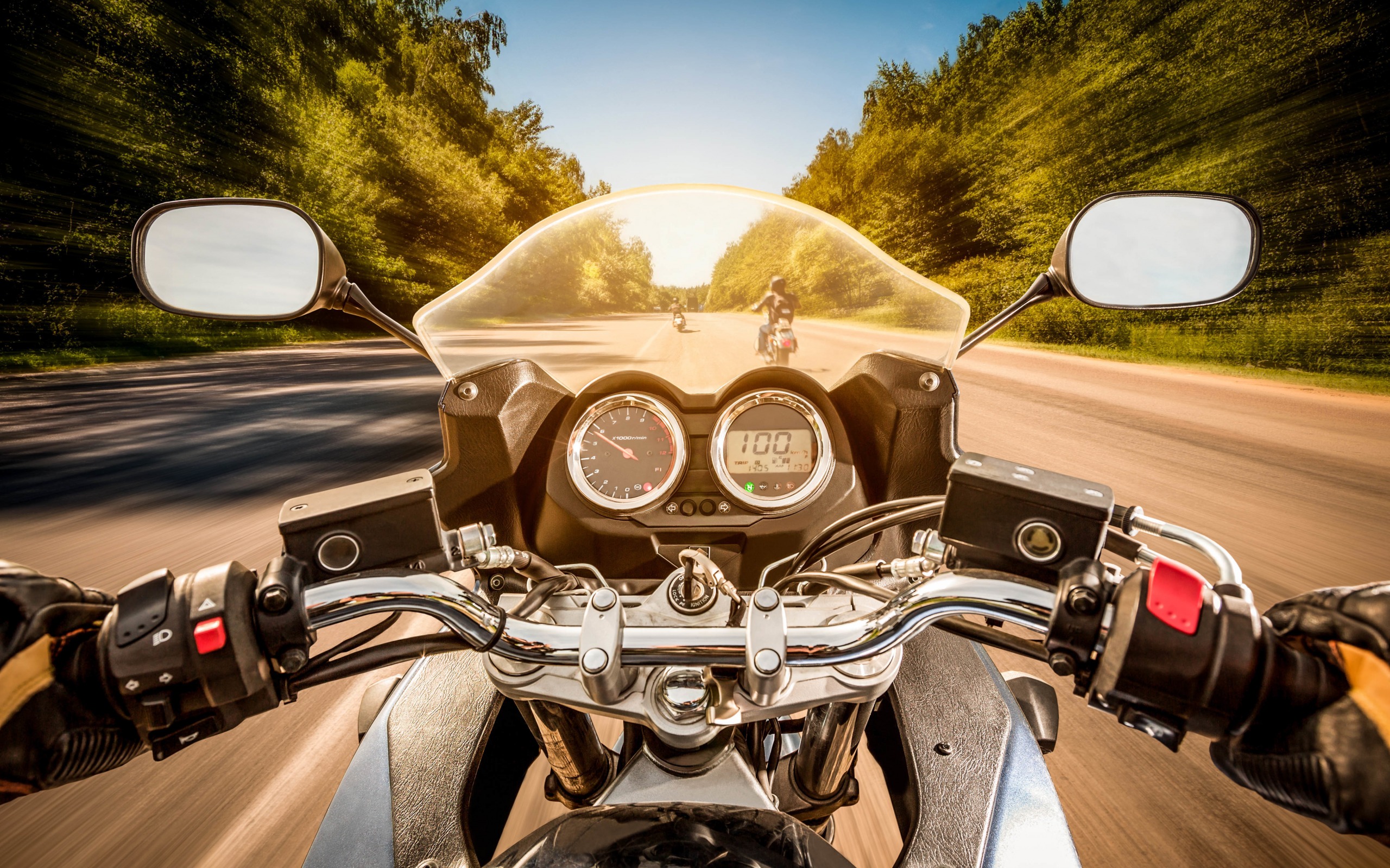 Motorcycle Riding, Traveling, Summer, Bikers, Motorcycles - Motorbike Ride - HD Wallpaper 