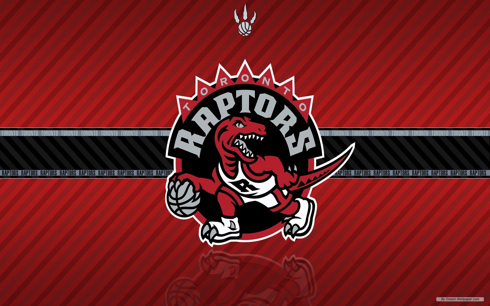 Sports Teams Wallpaper - Toronto Raptors Logo Black - HD Wallpaper 