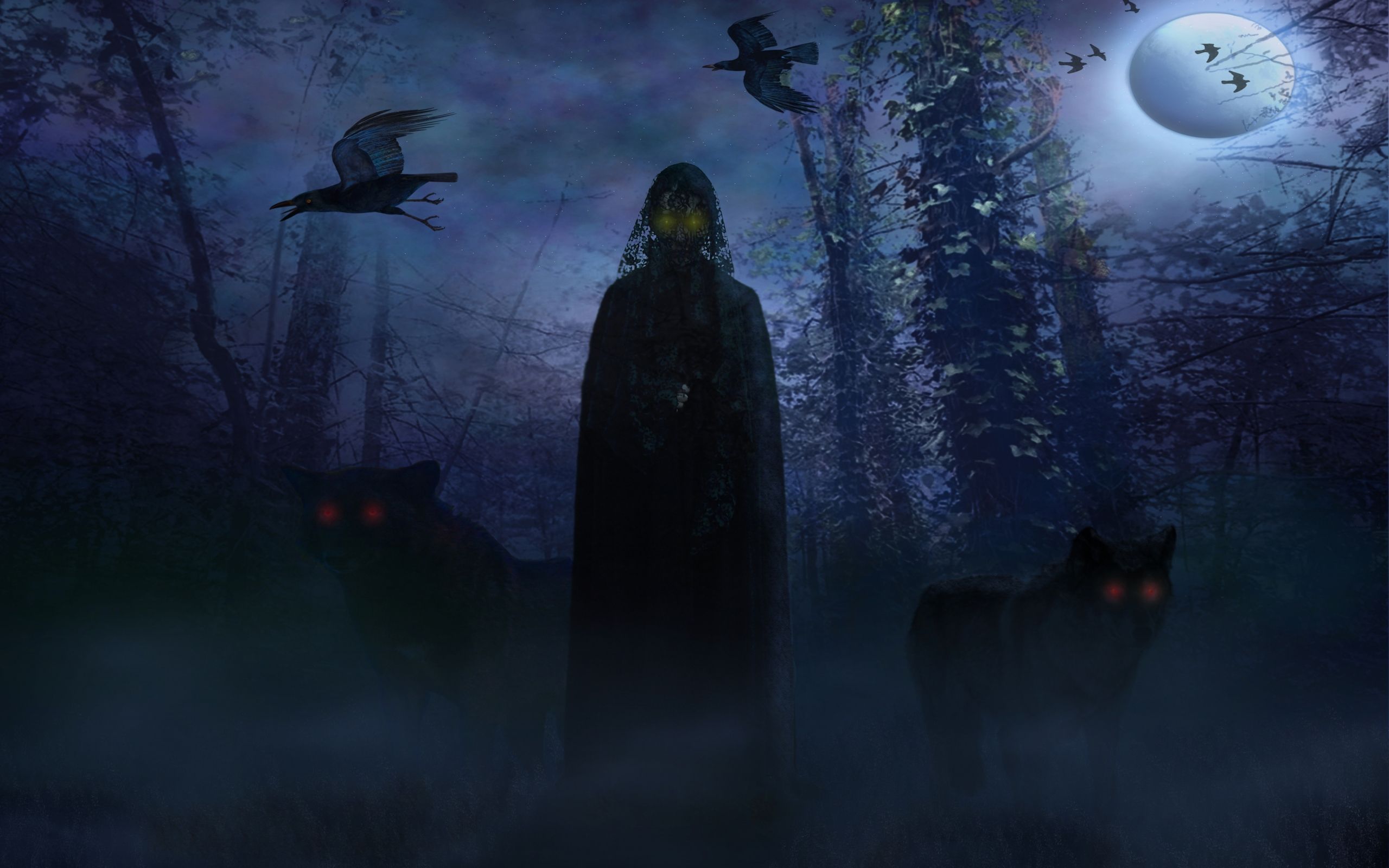 Dark Demon Background - HD Wallpaper 