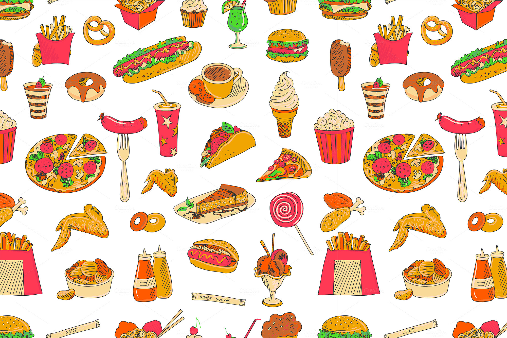 Cute Food Wallpapers - Cute Wallpaper Desktop Food - HD Wallpaper 