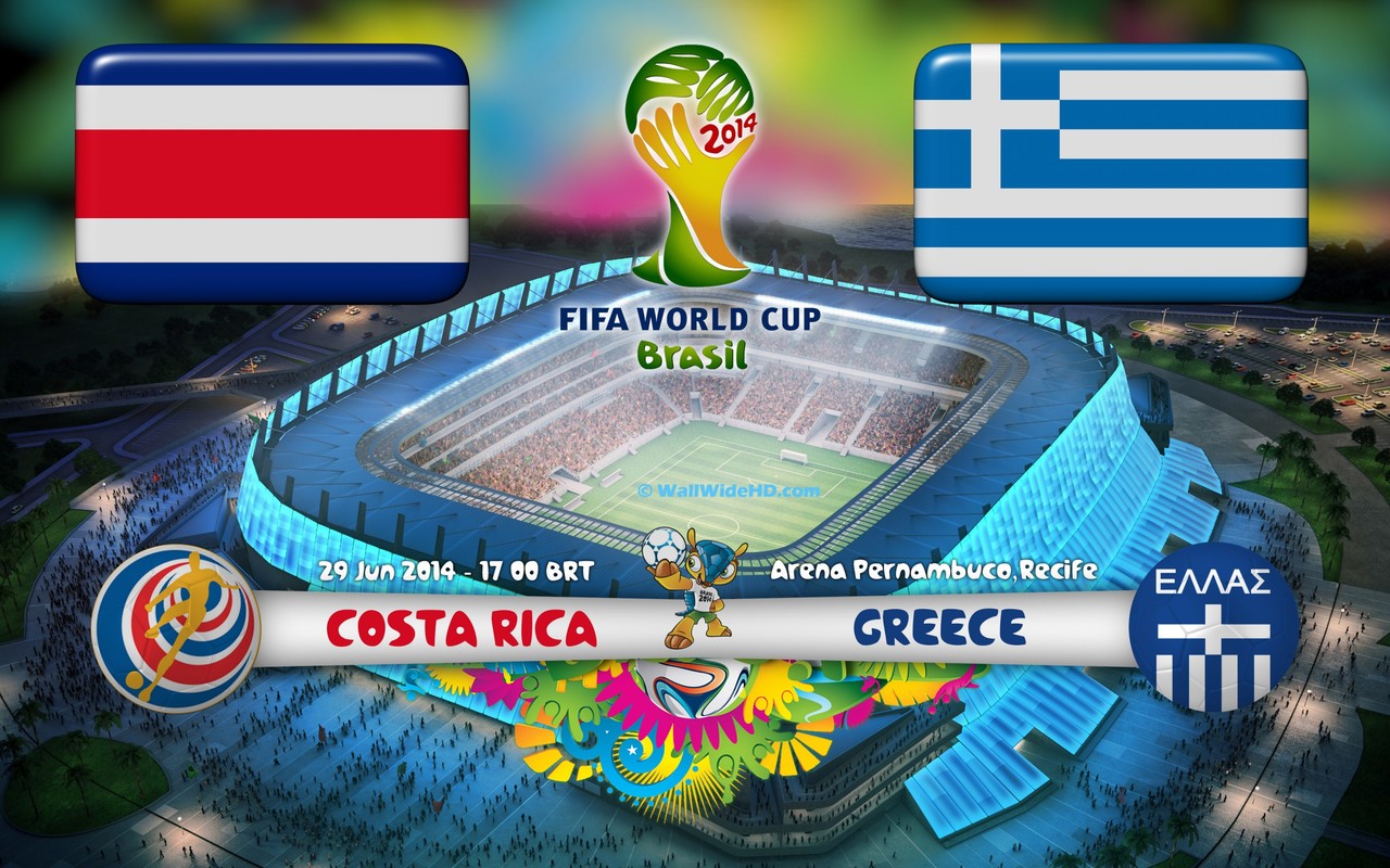 Costa Rica, Greece, And World Cup 2014 Image - Costa Rica - HD Wallpaper 