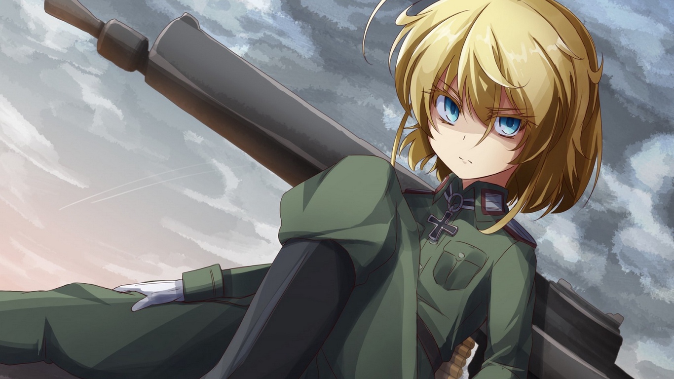 Wallpaper Tanya Degurechaff, Youjo Senki, Saga Of Tanya - Saga Of Tanya The Evil - HD Wallpaper 