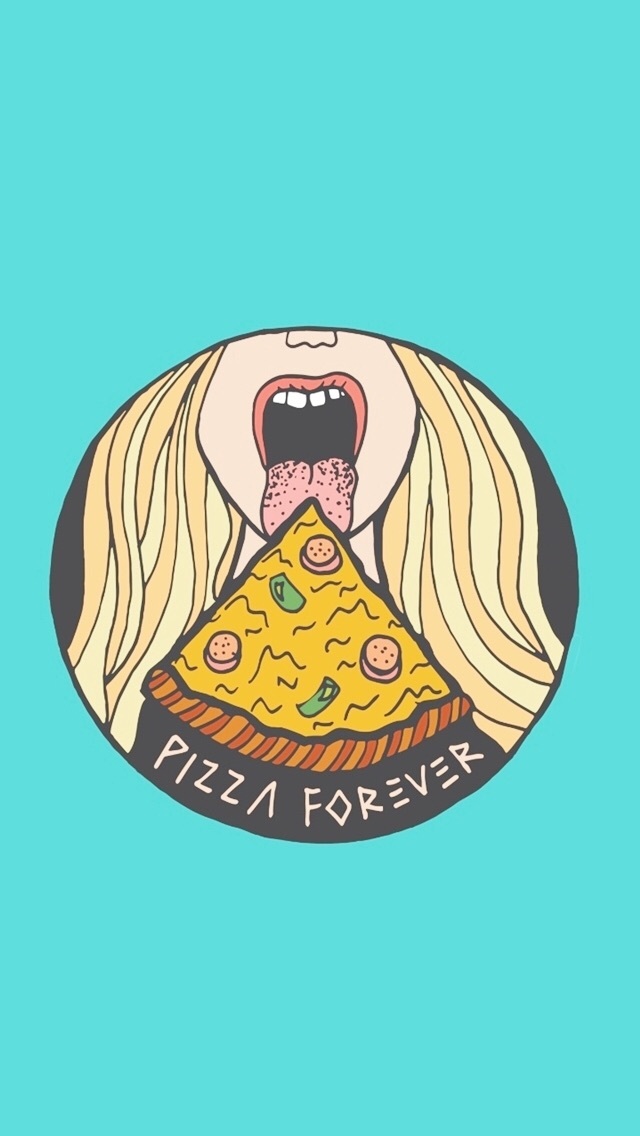 Pizza, Wallpaper, And Background Image - Illustration - HD Wallpaper 