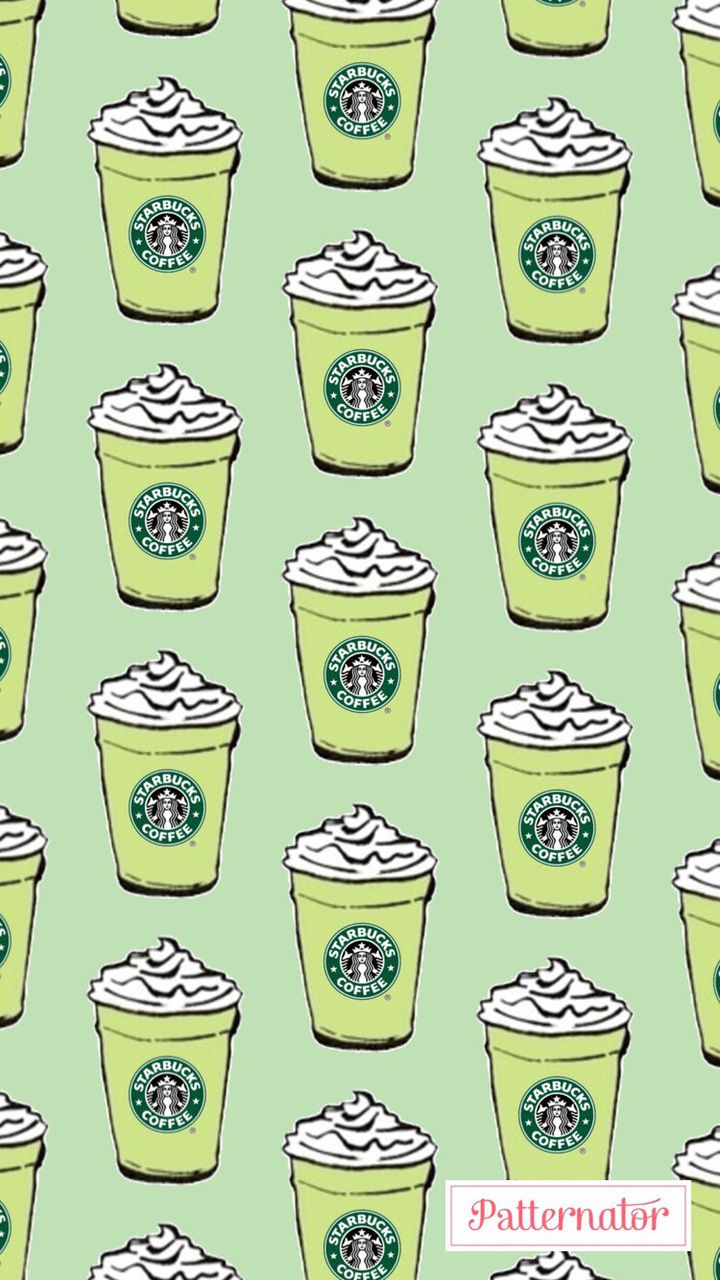 Starbucks, Wallpaper, And Matcha Green Tea Image - HD Wallpaper 