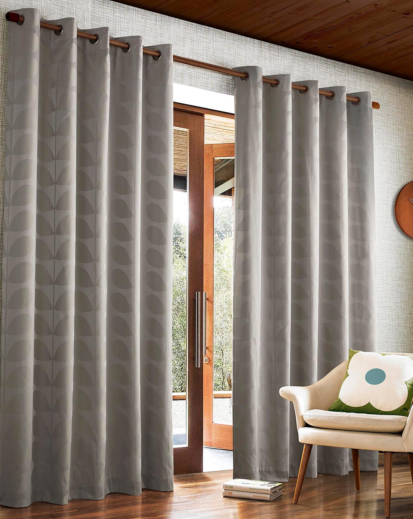 Orla Kiely Jacquard Stem Eyelet Curtains 1404x1764 Wallpaper Teahub Io