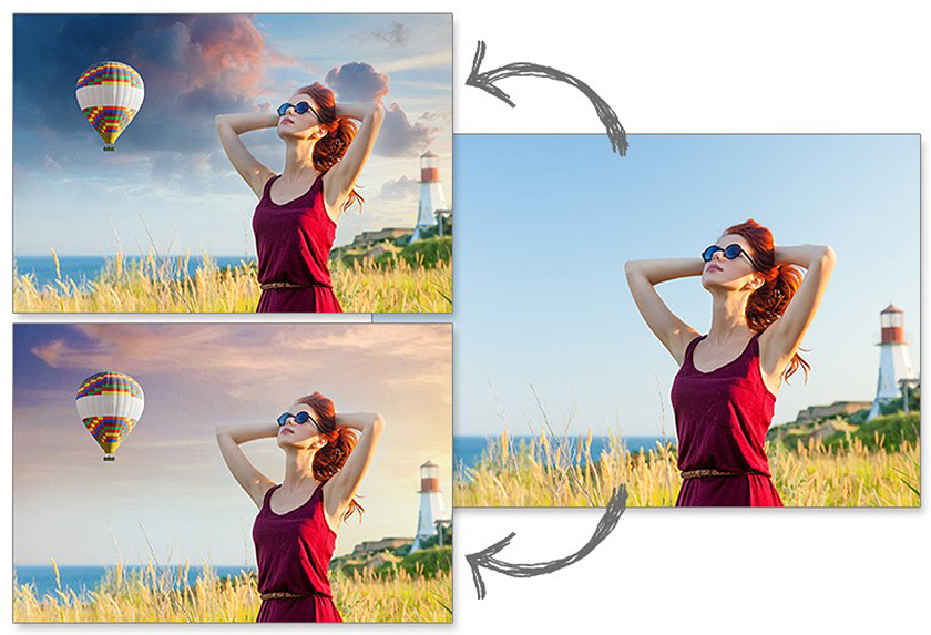 Akvis Chameleon - Fille Rousse Lunette De Soleil - HD Wallpaper 