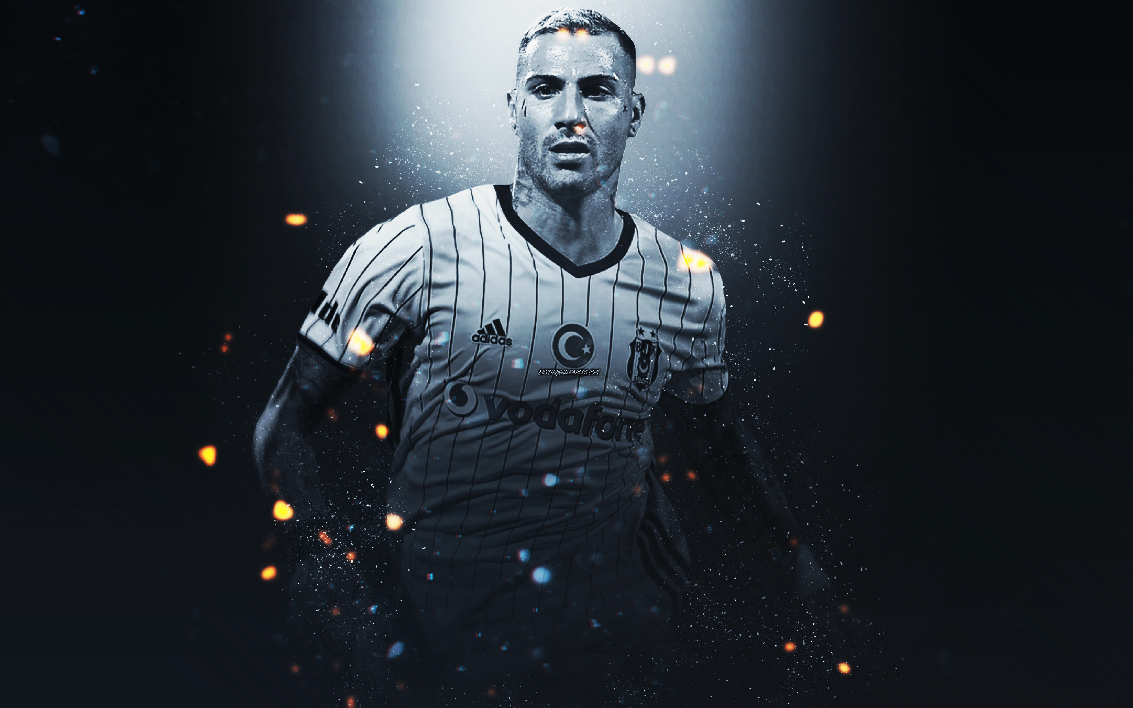 Ricardo Quaresma, 4k, Creative Art, Besiktas, Portuguese - Player - HD Wallpaper 