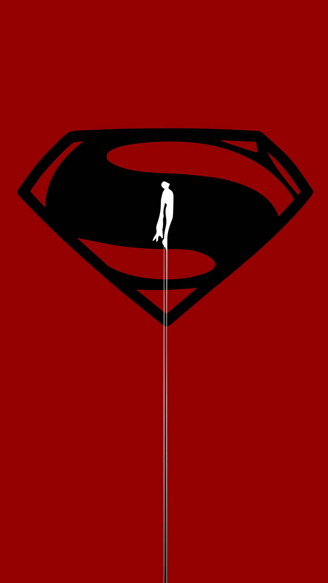 Superman, Minimal, Wallpaper - Superman Mobile Wallpaper 4k - HD Wallpaper 