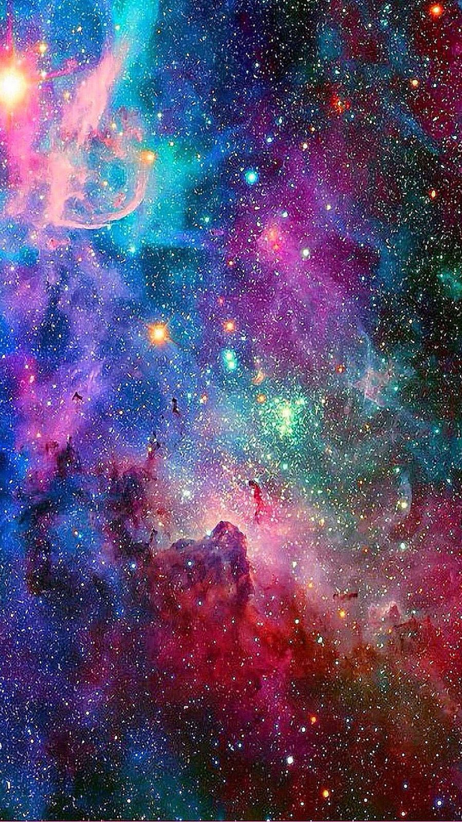 #galaxy #colorfull #univers🔮🌌 #light #star #sky #wallpaper - Colorful Galaxy Wallpaper Hd - HD Wallpaper 