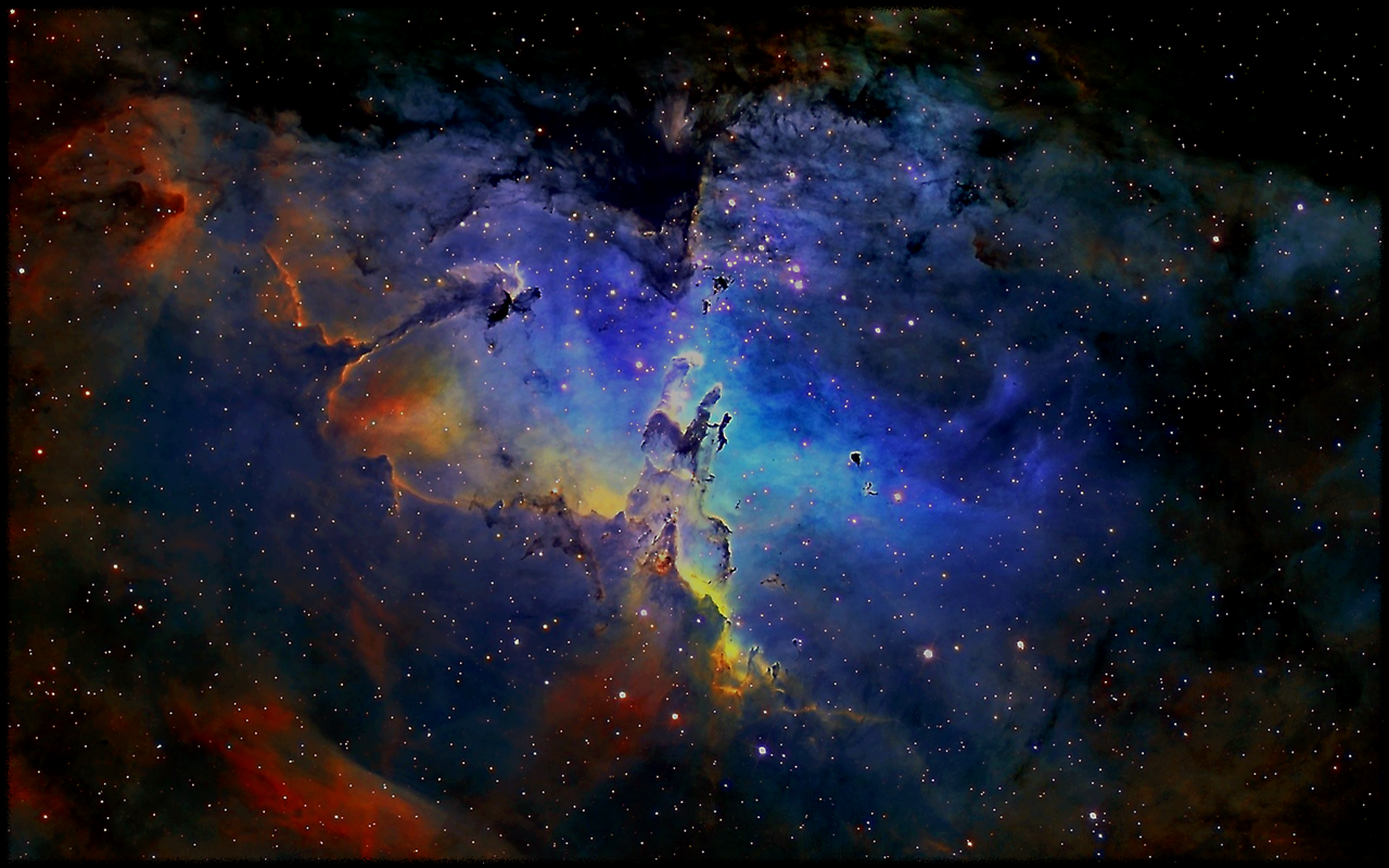 Galaxy, Space, And Nebula Image - Pillars Of Creation Nebula - HD Wallpaper 