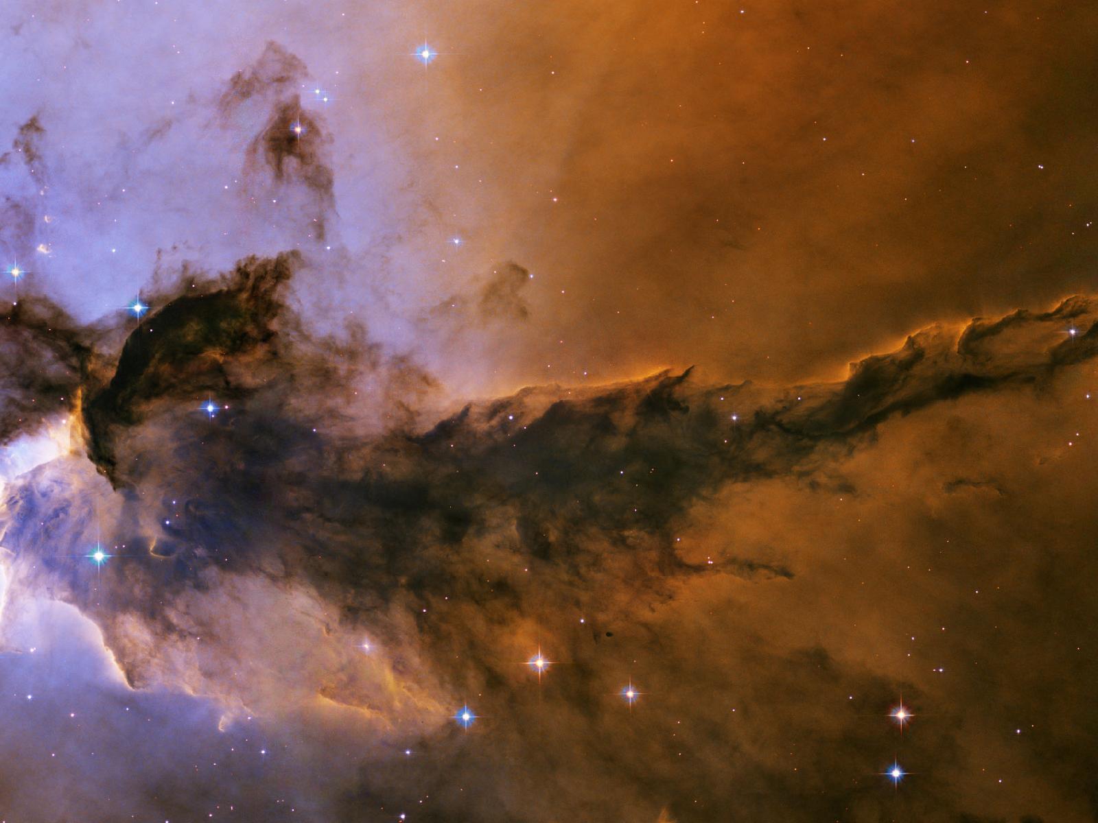 The Fairy Of M16 Eagle Nebula In Infrared - HD Wallpaper 