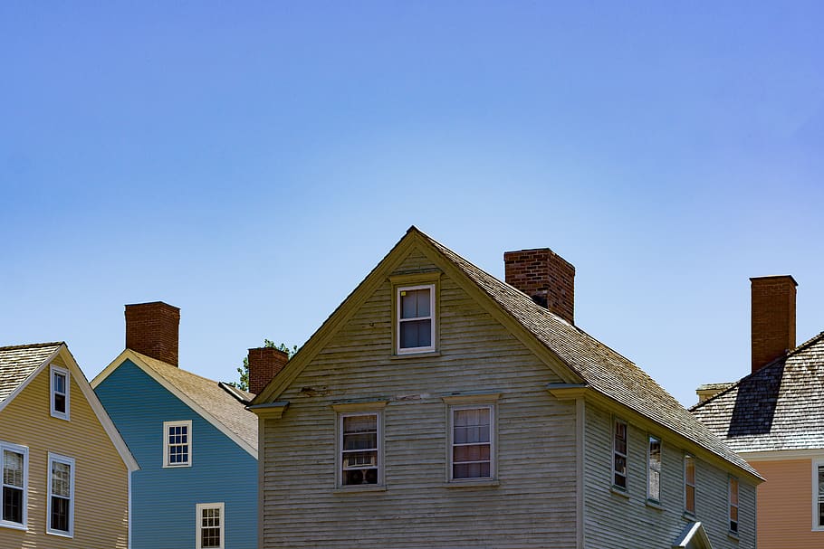 United States, Portsmouth, Neighborhood, Colors, Community, - Roof - HD Wallpaper 