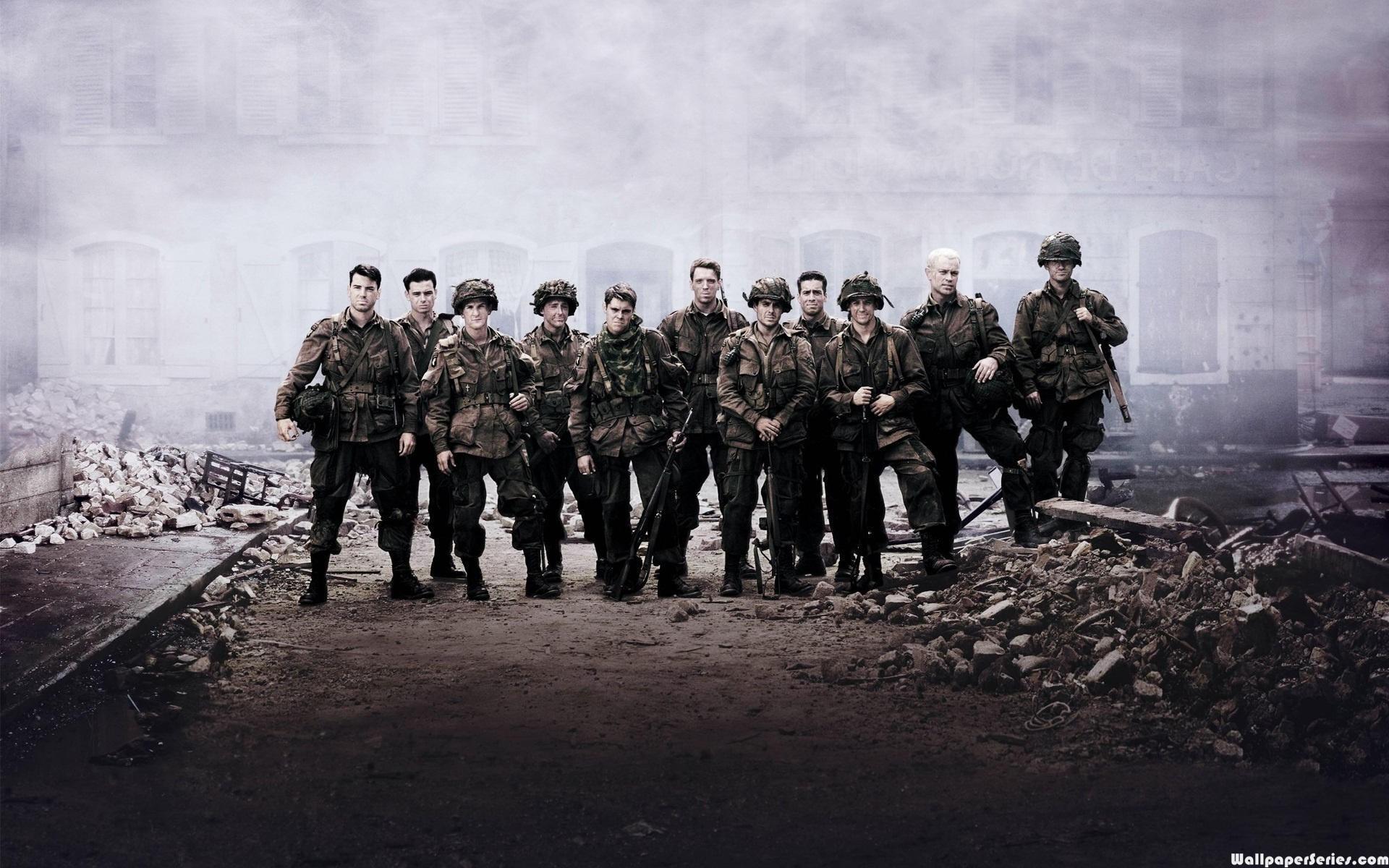 Hd Band Of Brothers Soldiers Wallpaper - Band Of Brothers - HD Wallpaper 