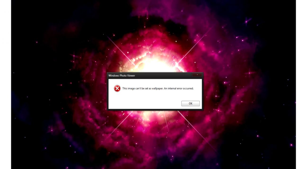 Wallpaper Stuck On Stretch Problem Windows 7 Help Forums - Nebula Wallpaper Hd - HD Wallpaper 