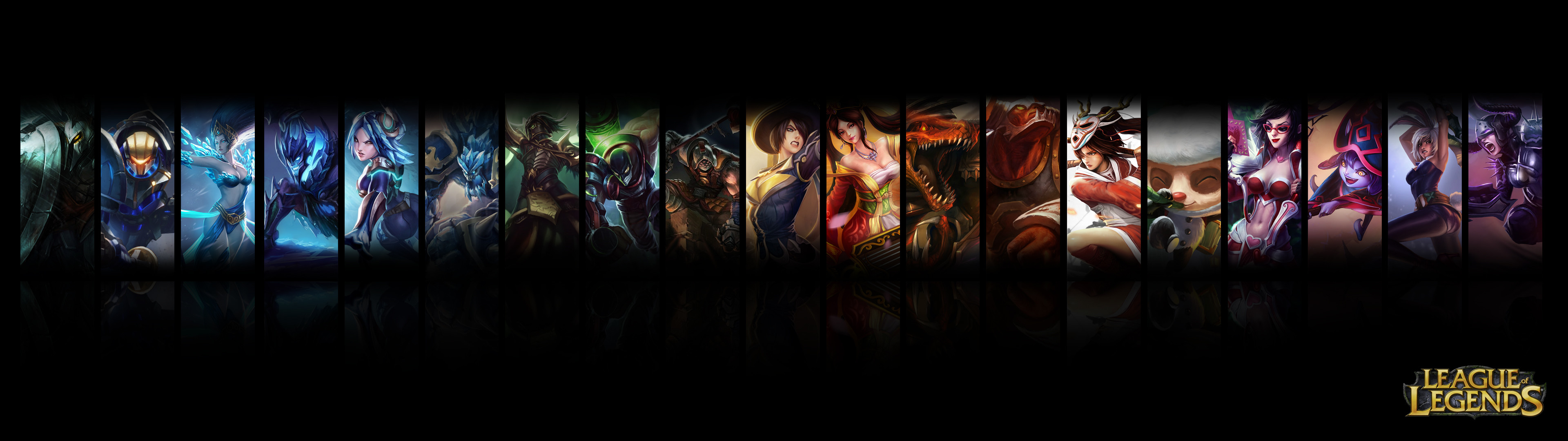 Bestmoviewalls 13 0 League Of Legends Dual Screen Wallpaper - League Of Legends Two Monitor - HD Wallpaper 