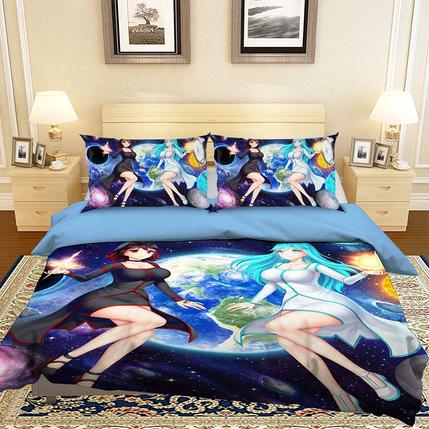Anime Girl Duvet Cover - HD Wallpaper 