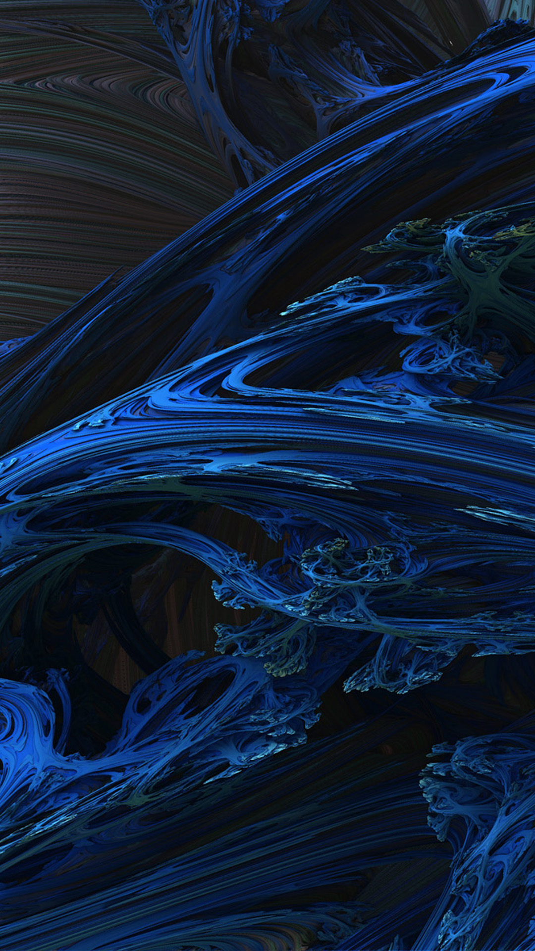 Strands Of Matter - Iphone Wallpaper Blue Abstract - HD Wallpaper 