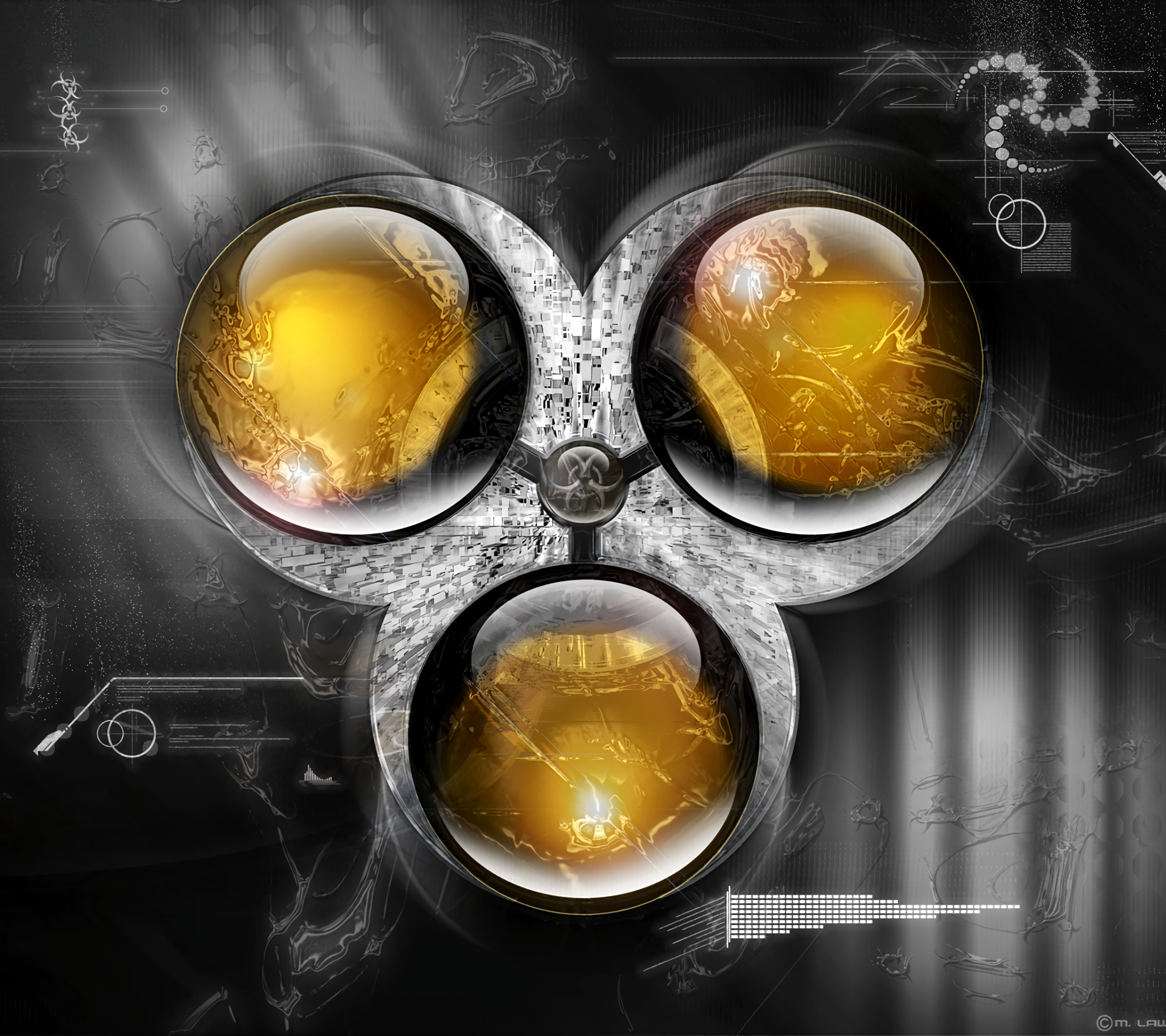 Abstract Biohazard Png - HD Wallpaper 