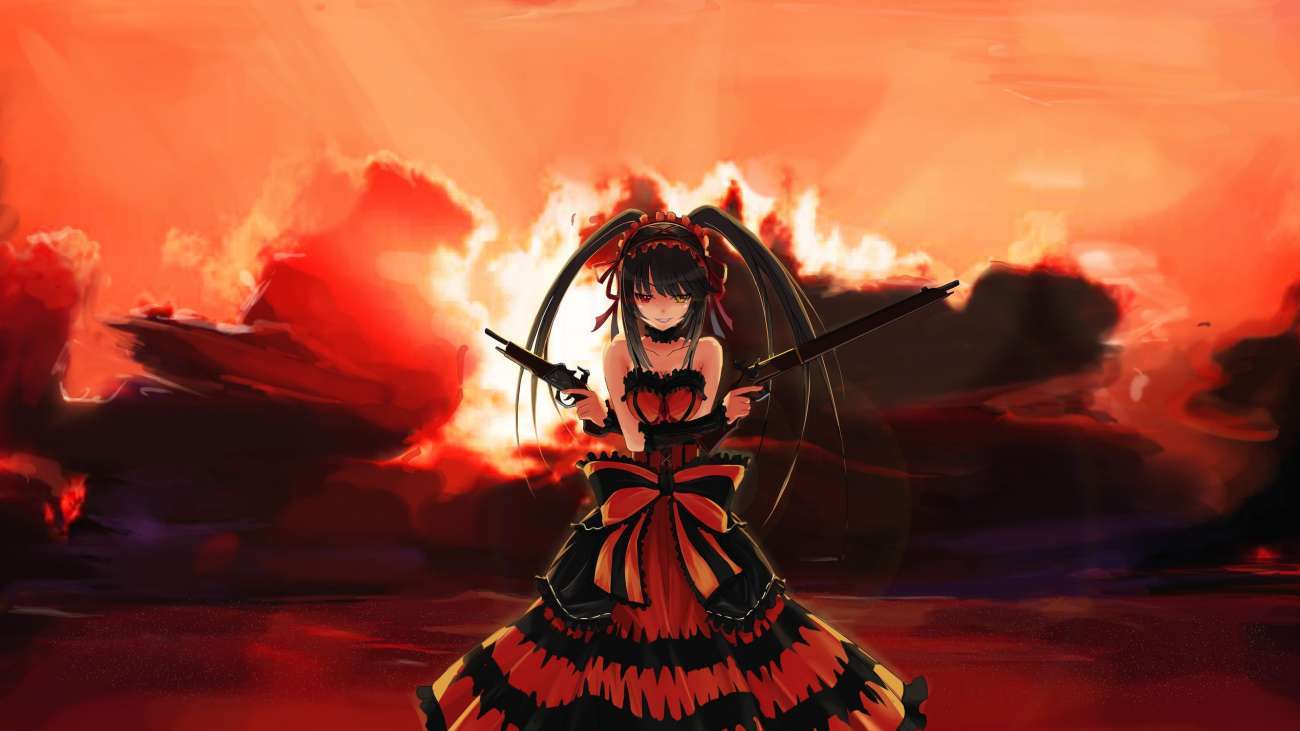 Kurumi Tokisaki Nightmare - HD Wallpaper 
