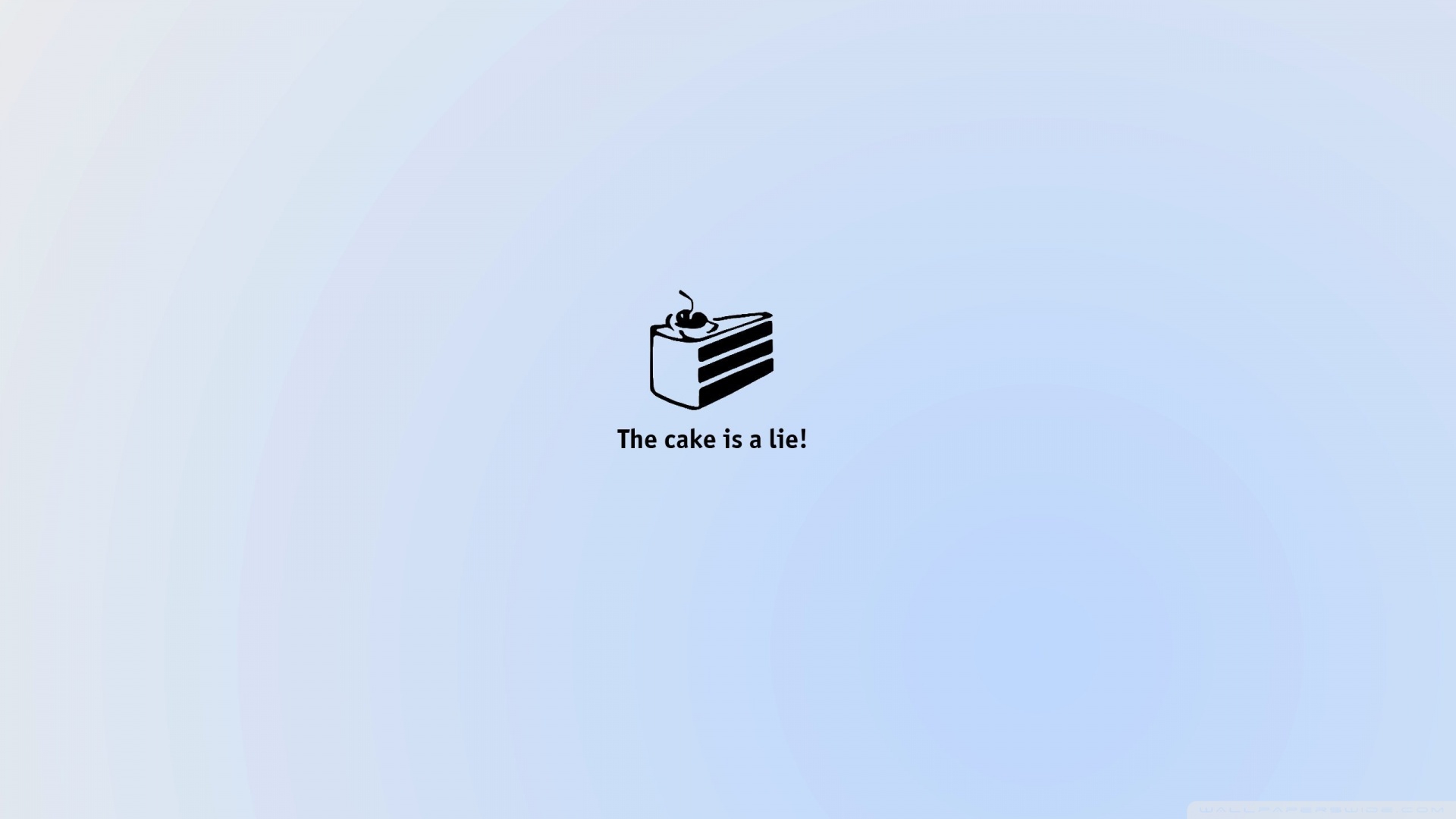 Portal The Cake Is A Lie - HD Wallpaper 