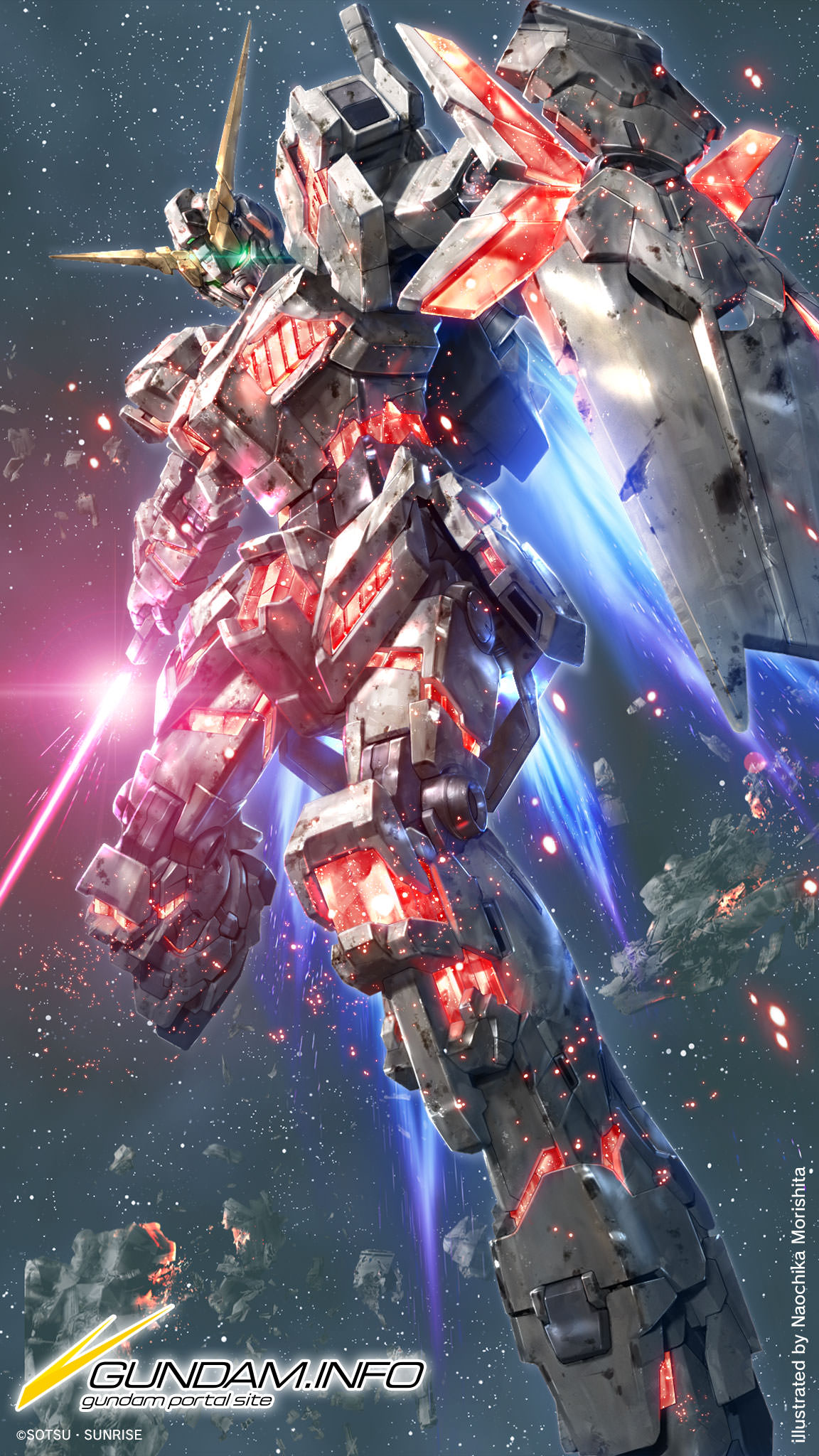 Gundam Unicorn Wallpaper Iphone - HD Wallpaper 