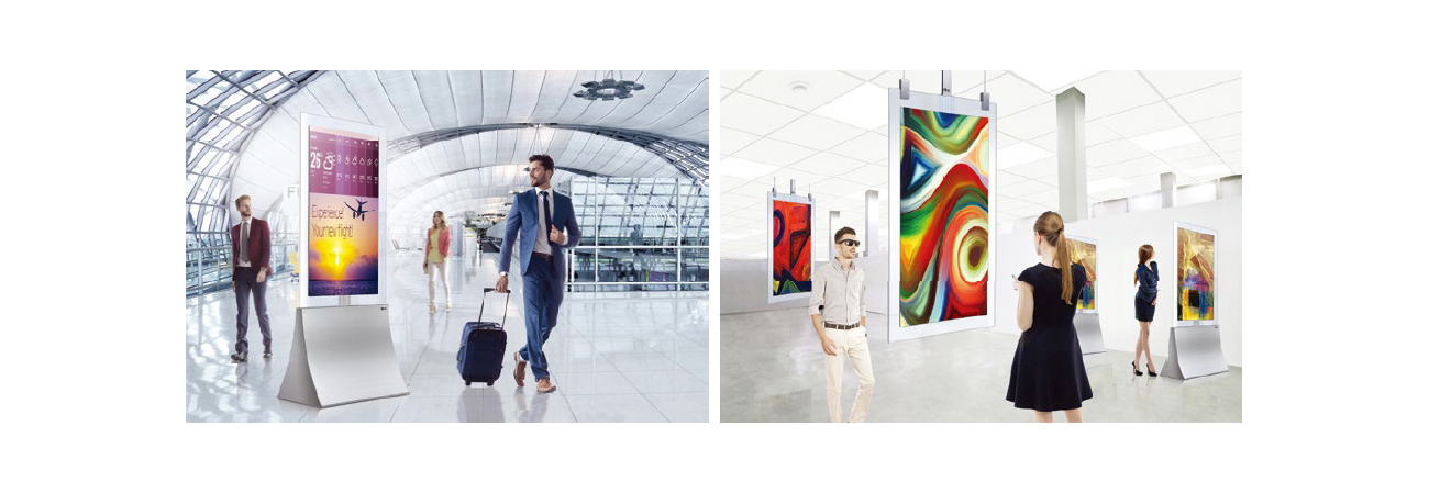 Dual-sided Oled Experience1 - Oled Signage In Glass - HD Wallpaper 