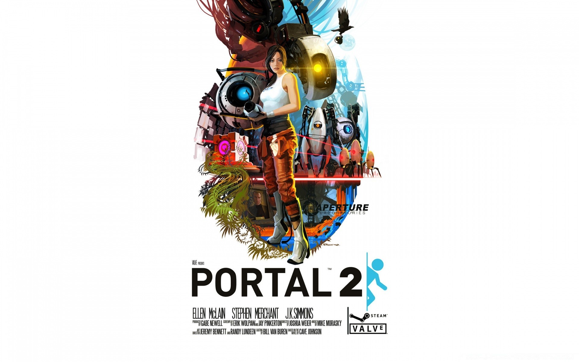 Portal Illustration Art Design Decoration Desktop - Posters De Portal 2 - HD Wallpaper 