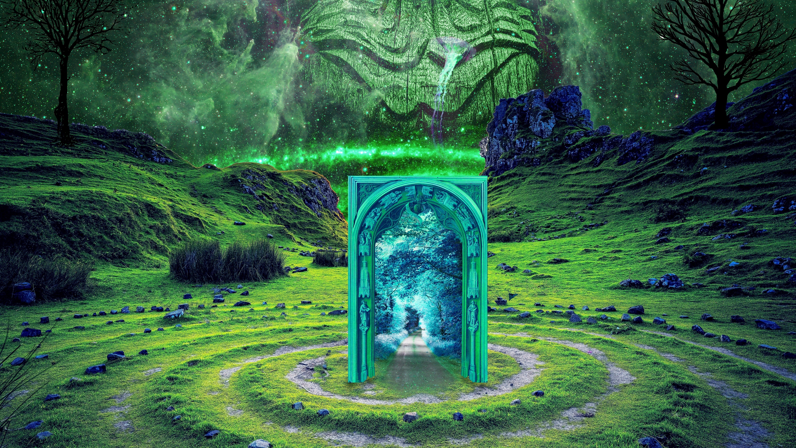 Wallpaper Portal, Totem, Imagination, Fantasy, Photoshop - Fantasy Totem - HD Wallpaper 