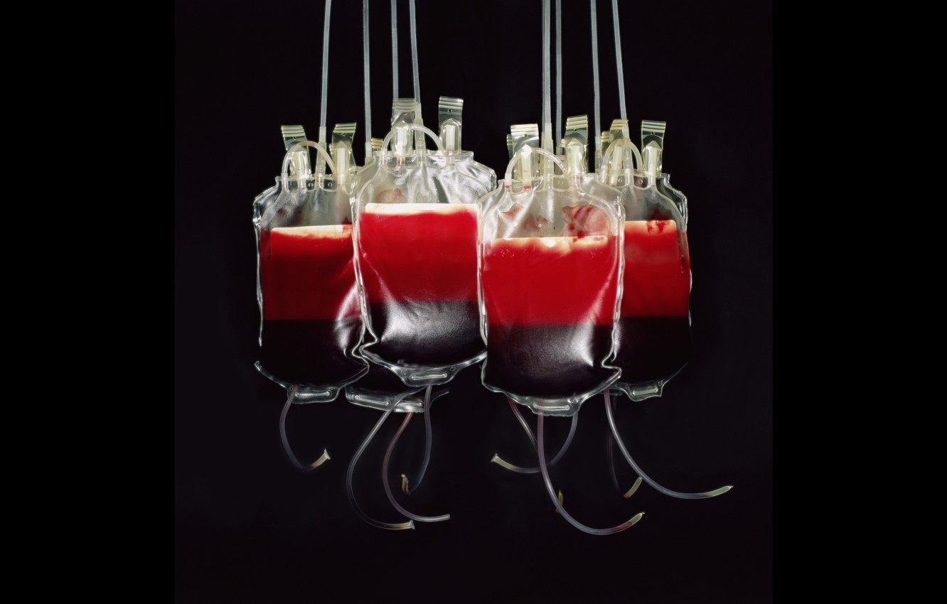 Photo Wallpaper Blood Bags, Blood Transfusion, Blood - Blood Donation - HD Wallpaper 