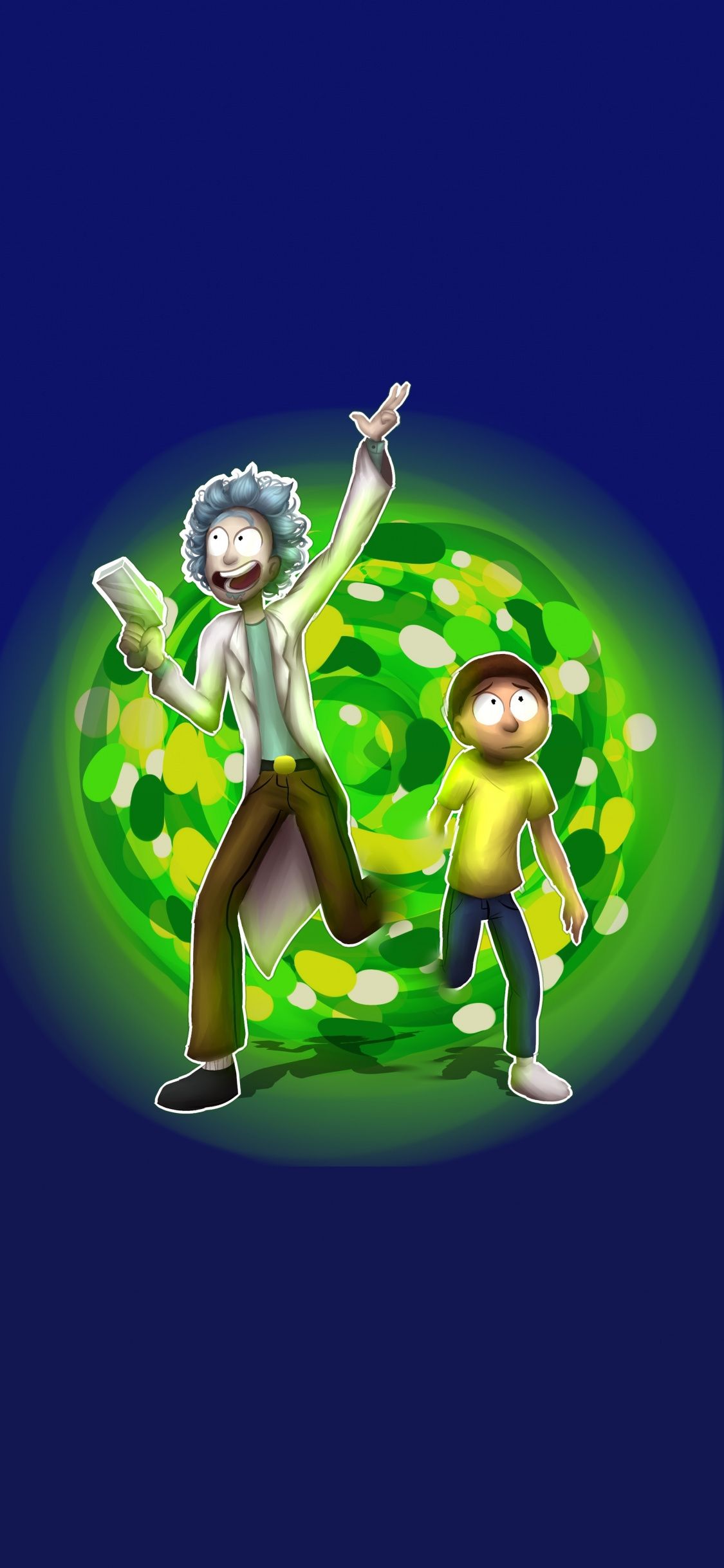 Rick And Morty Portal Wallpaper Hd - HD Wallpaper 
