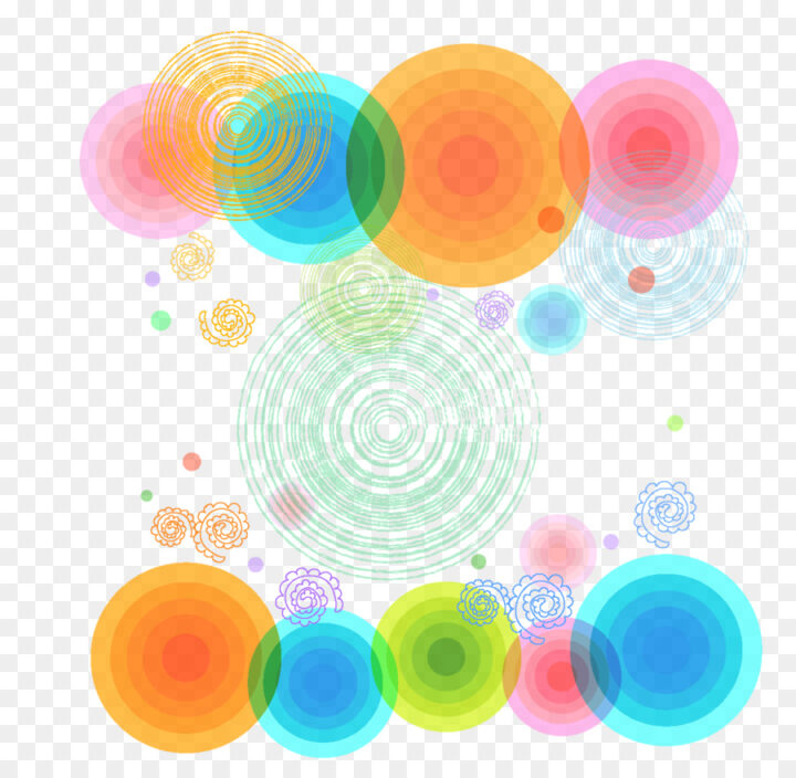 Circle Desktop Wallpaper Geometric Circle Hazy Aperture - HD Wallpaper 
