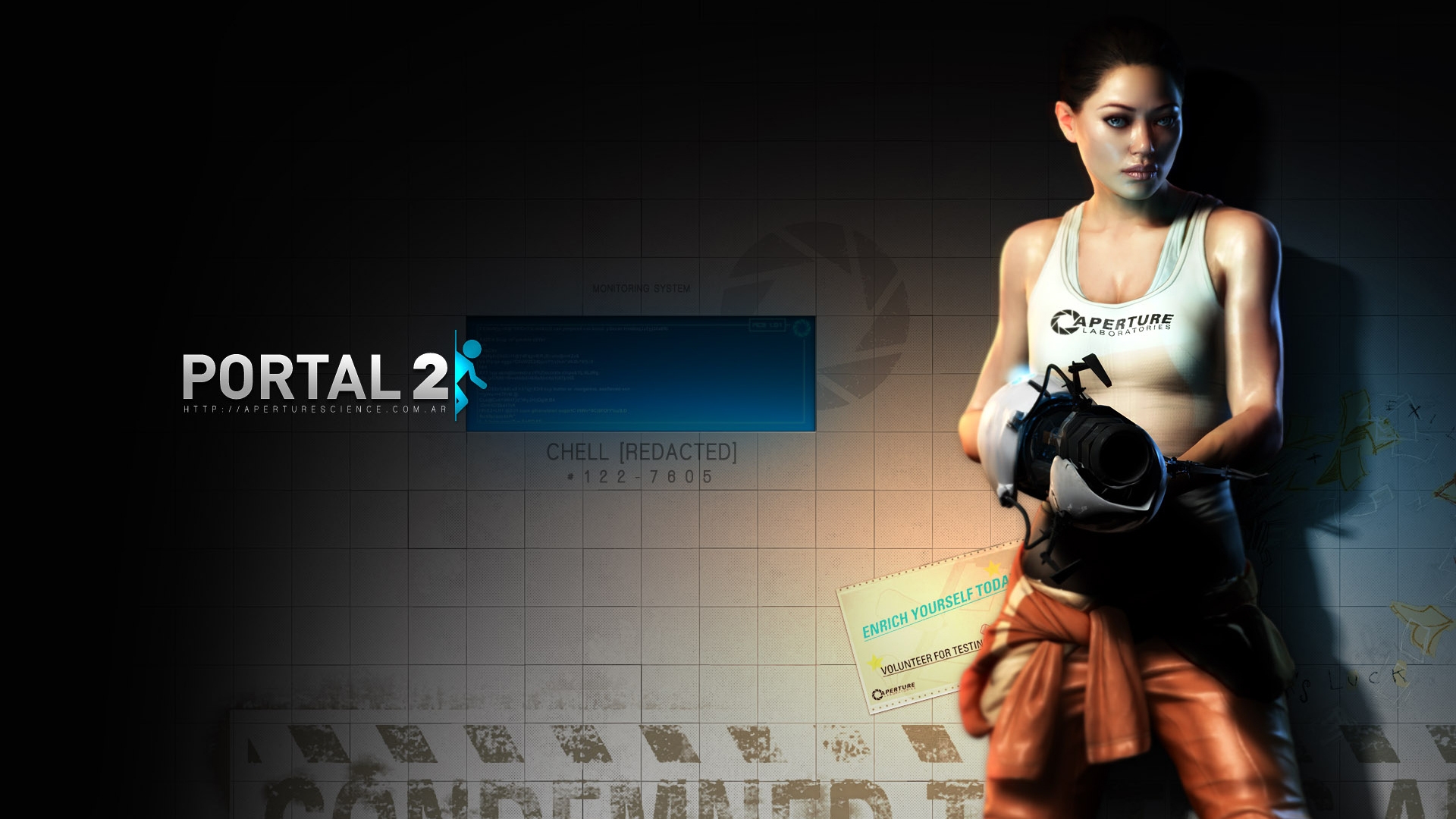 Portal Aperture Laboratories Wallpaper - Portal 3 - HD Wallpaper 