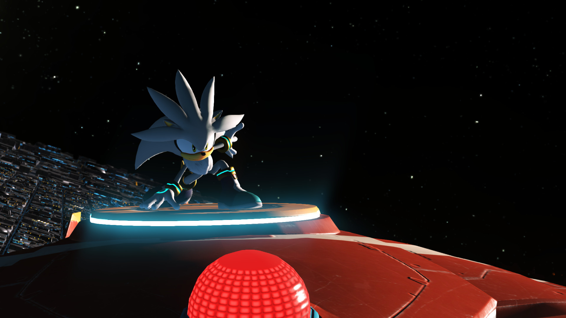 Silver The Hedgehog Character Mod - Darkness - HD Wallpaper 