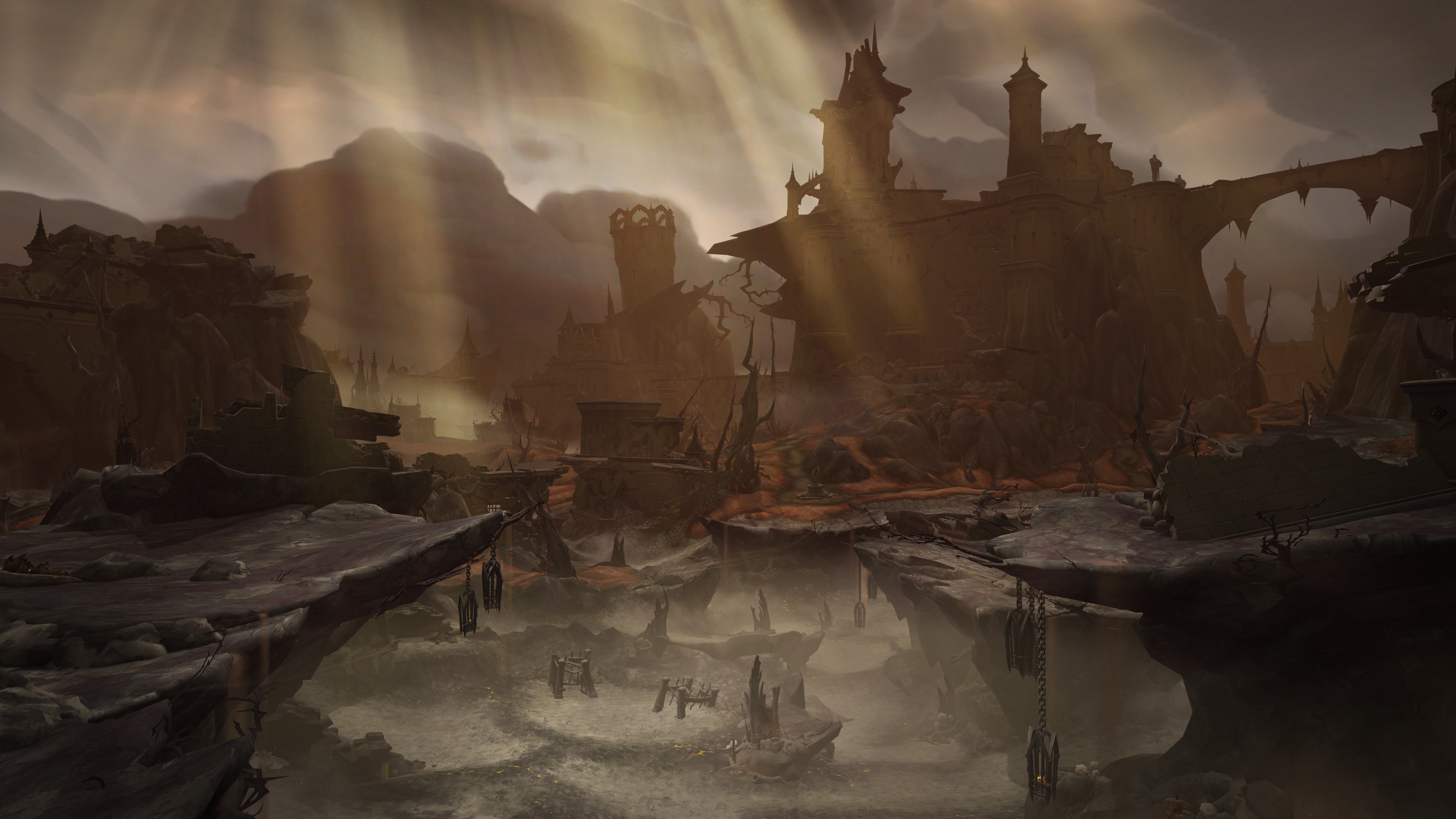 World Of Warcraft Shadowlands Zones - HD Wallpaper 