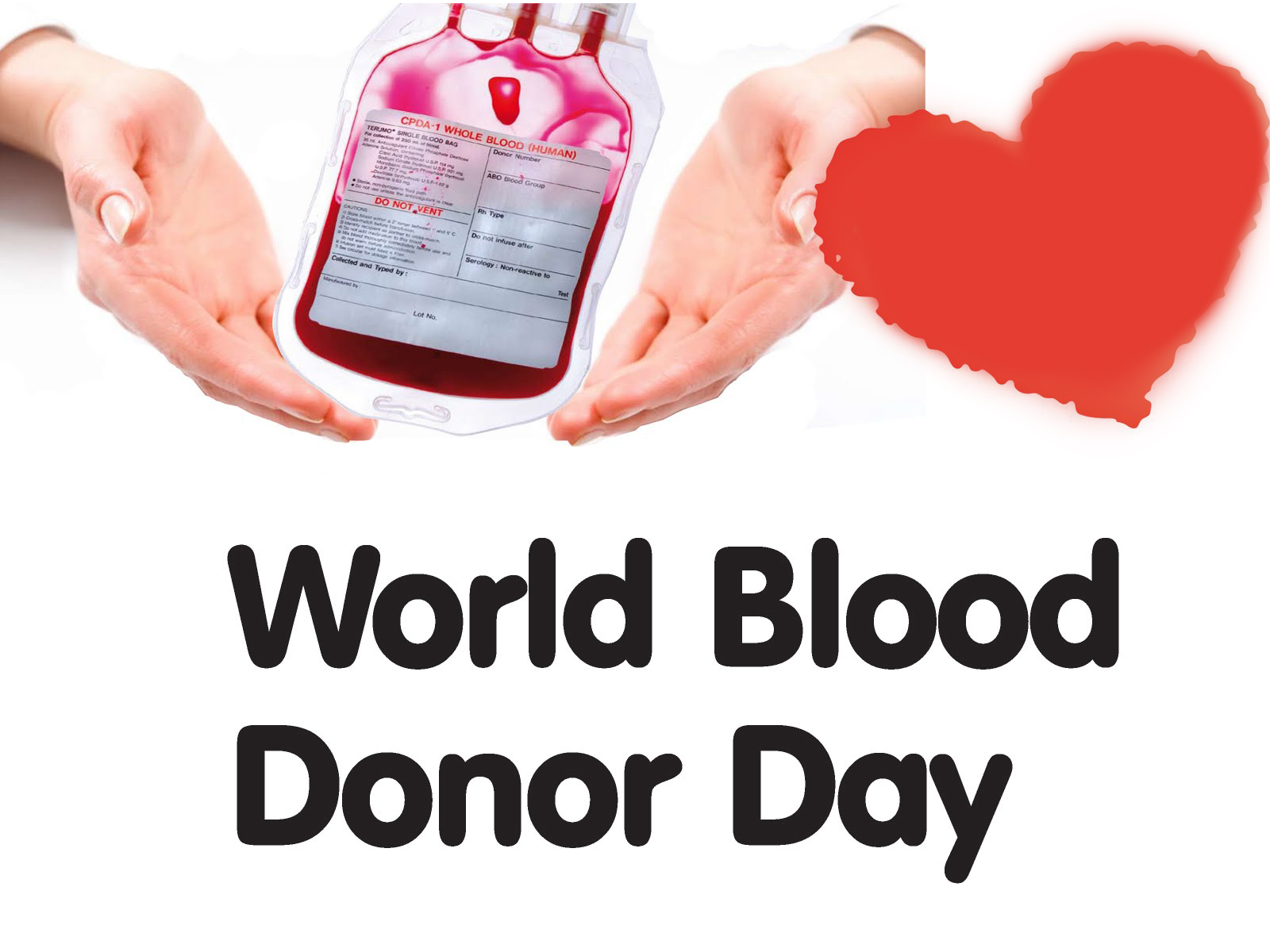 World Blood Donor Day 14 June - HD Wallpaper 