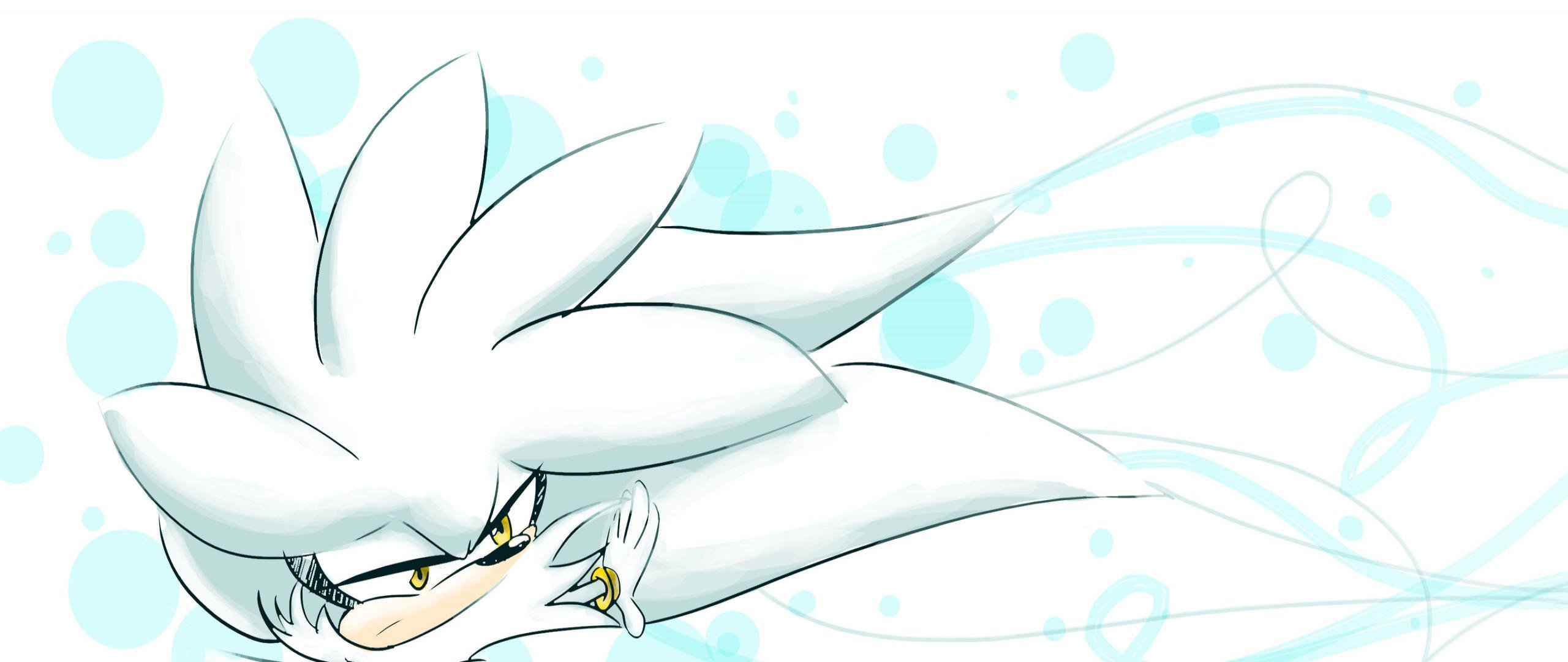 Free Silver The Hedgehog High Quality Wallpaper Id - Cartoon - HD Wallpaper 