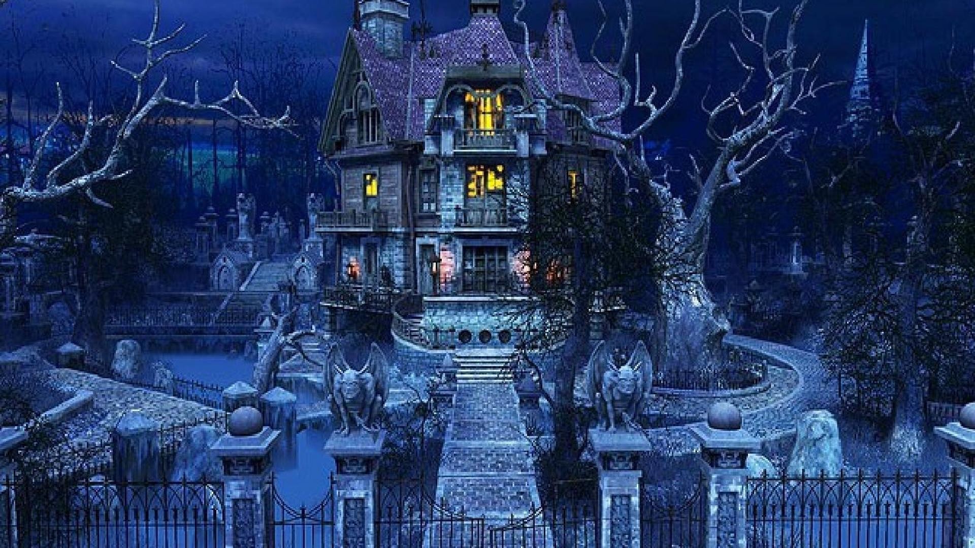 Mansion Wallpaper - Disney Haunted Mansion Hd - HD Wallpaper 