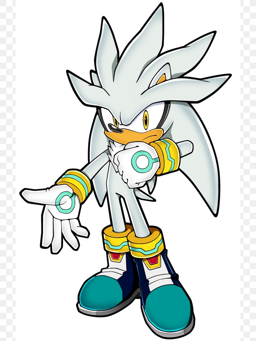 Sonic The Hedgehog Silver The Hedgehog Blaze The Cat - Silver The Hedgehog Artwork - HD Wallpaper 