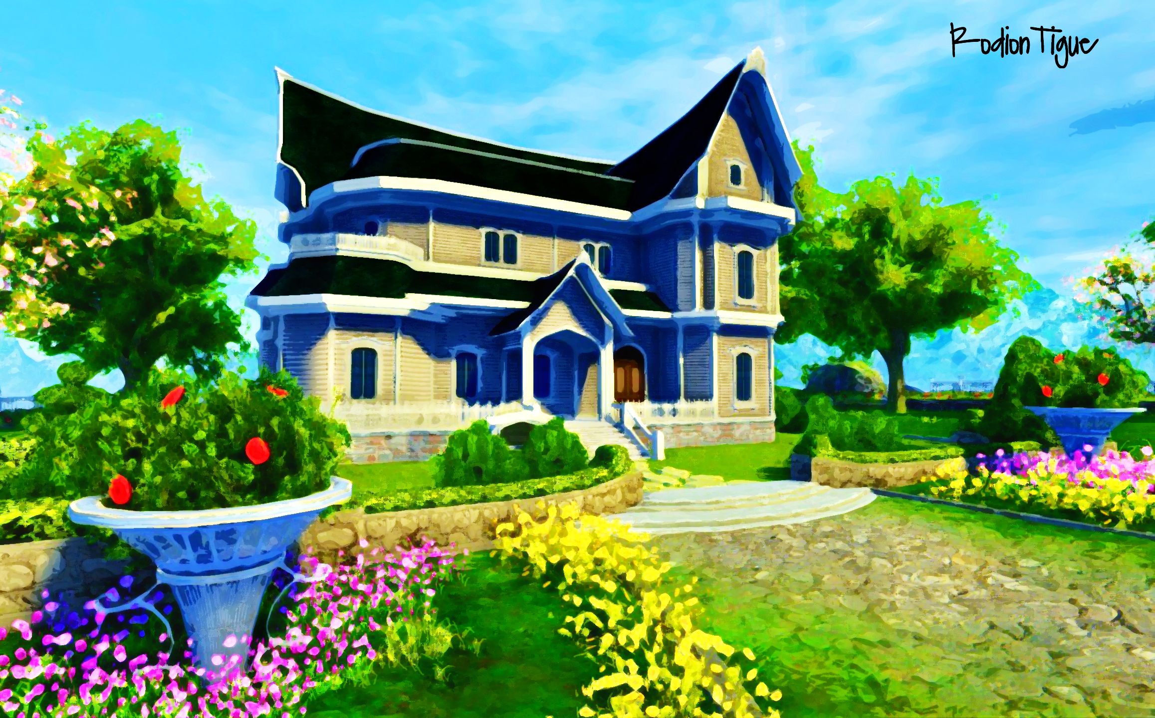 Home Wallpaper For Desktop - Hd Wallpaper House For Pc - HD Wallpaper 