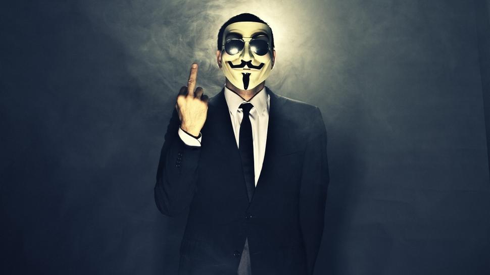 Cool Anonymous Mask Laptop Backgrounds Wallpaper,anonymous - Fond D Écran Anonymous - HD Wallpaper 