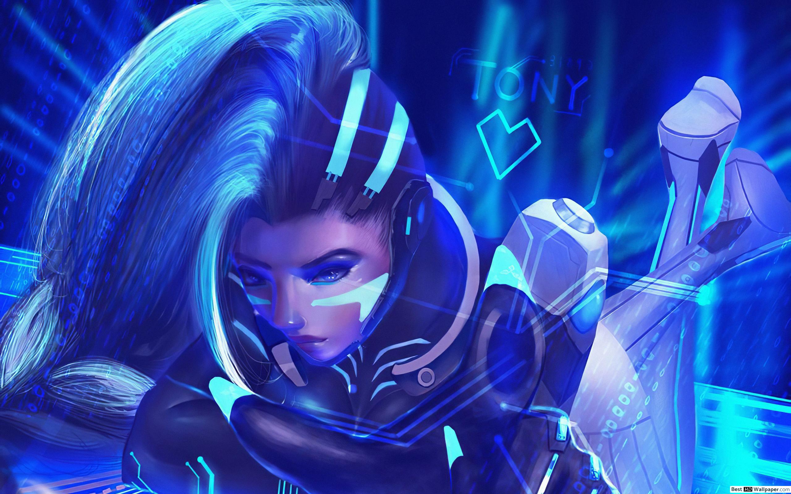 Overwatch Sombra - HD Wallpaper 