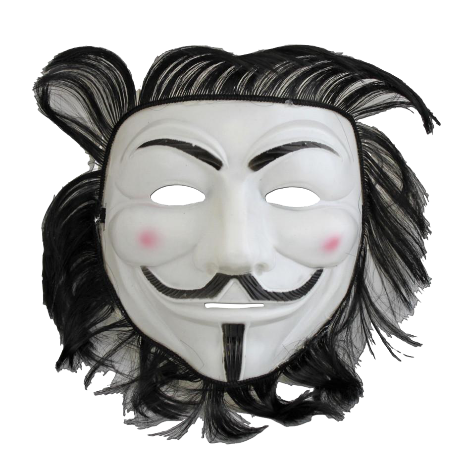 Anonymous Mask Wallpaper Png - Face Mask - HD Wallpaper 