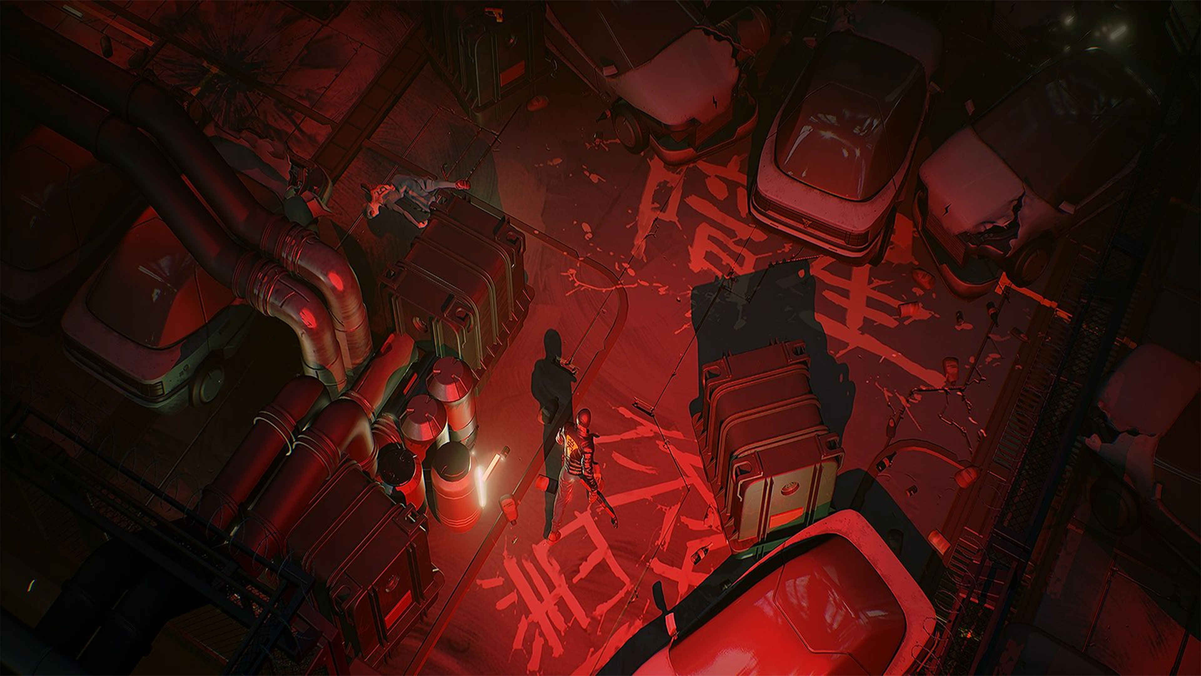 Cyber Red Wallpapers 4k - HD Wallpaper 