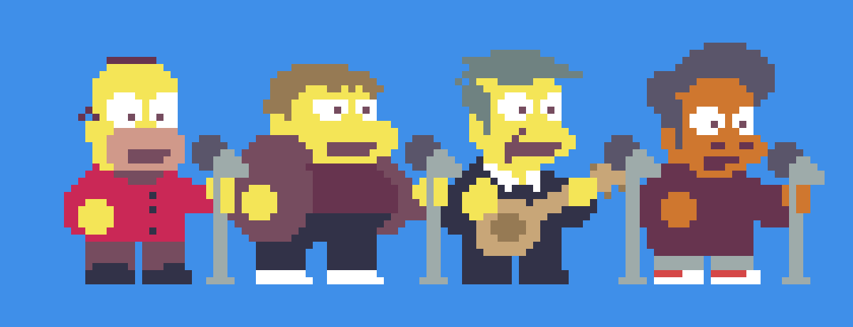 Probertson - Gif Homer Pixel Art - HD Wallpaper 