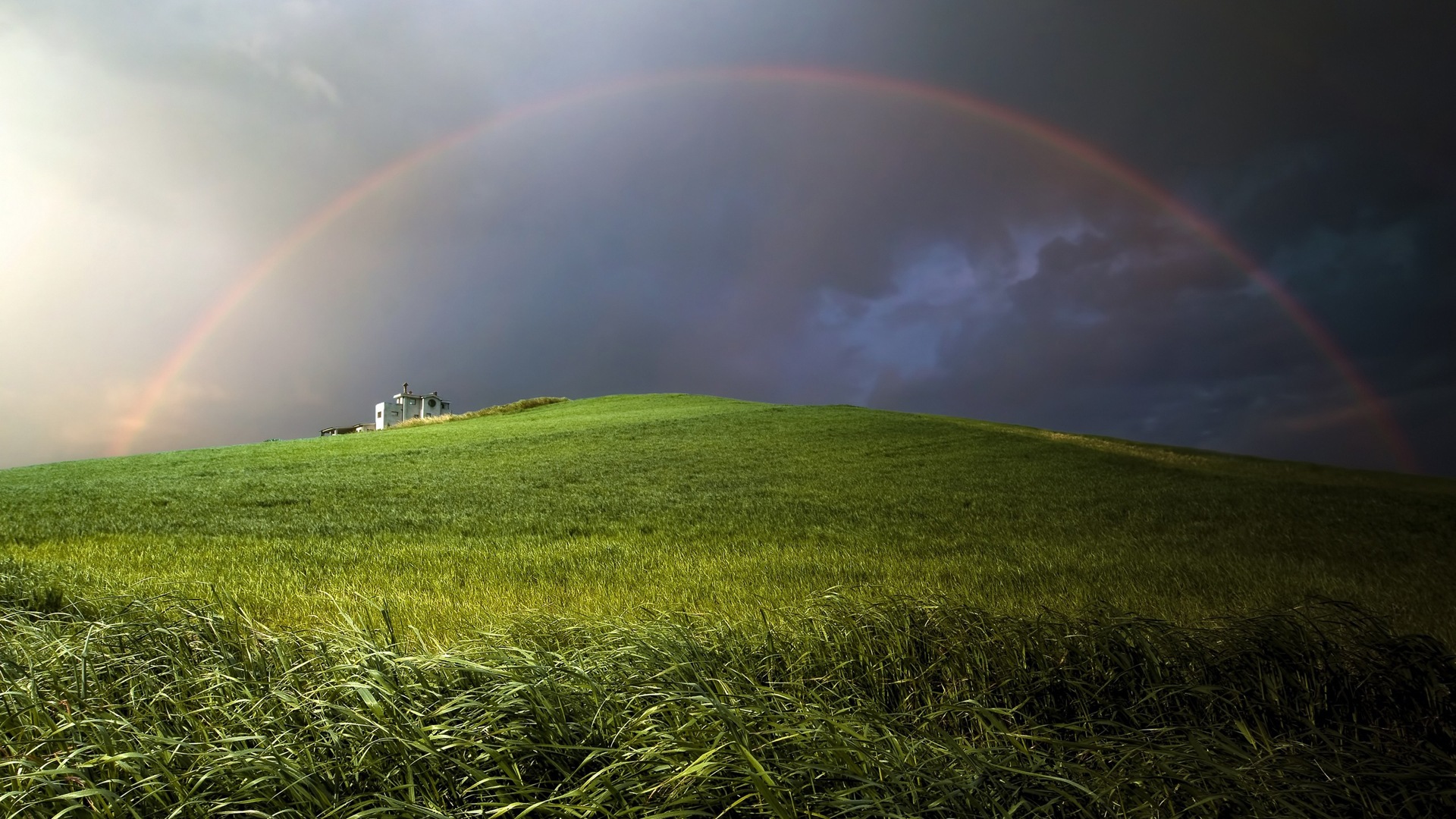 Beautiful Rainbow Scenery Hd Wallpapers - Graficos De La Luz Natural - HD Wallpaper 